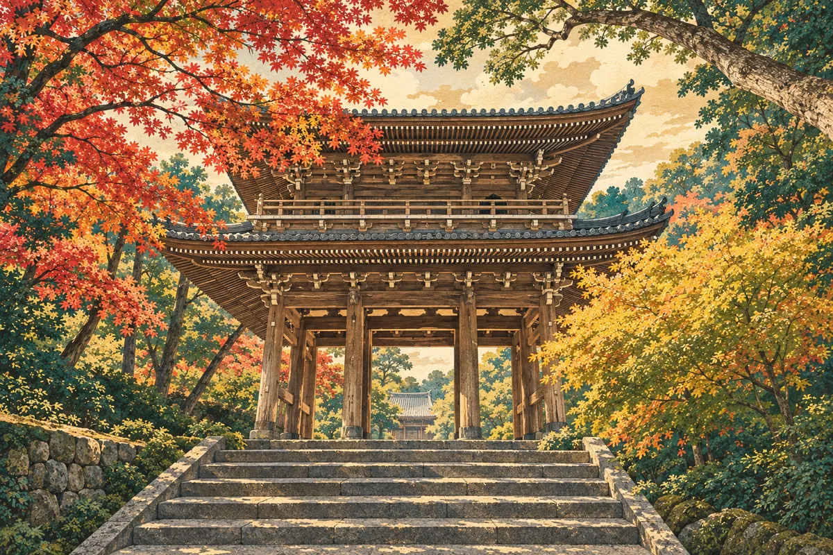 Kōzan-ji 사찰