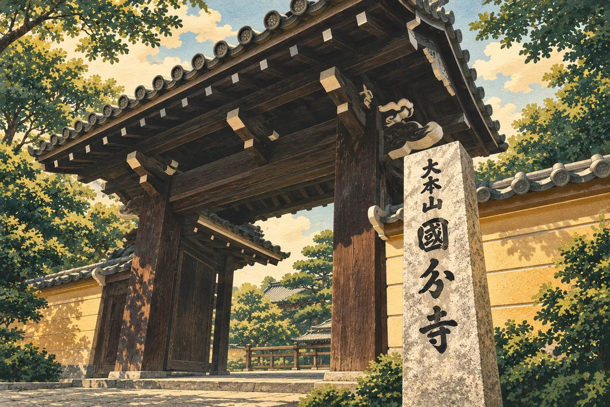 Kokubunji 사찰