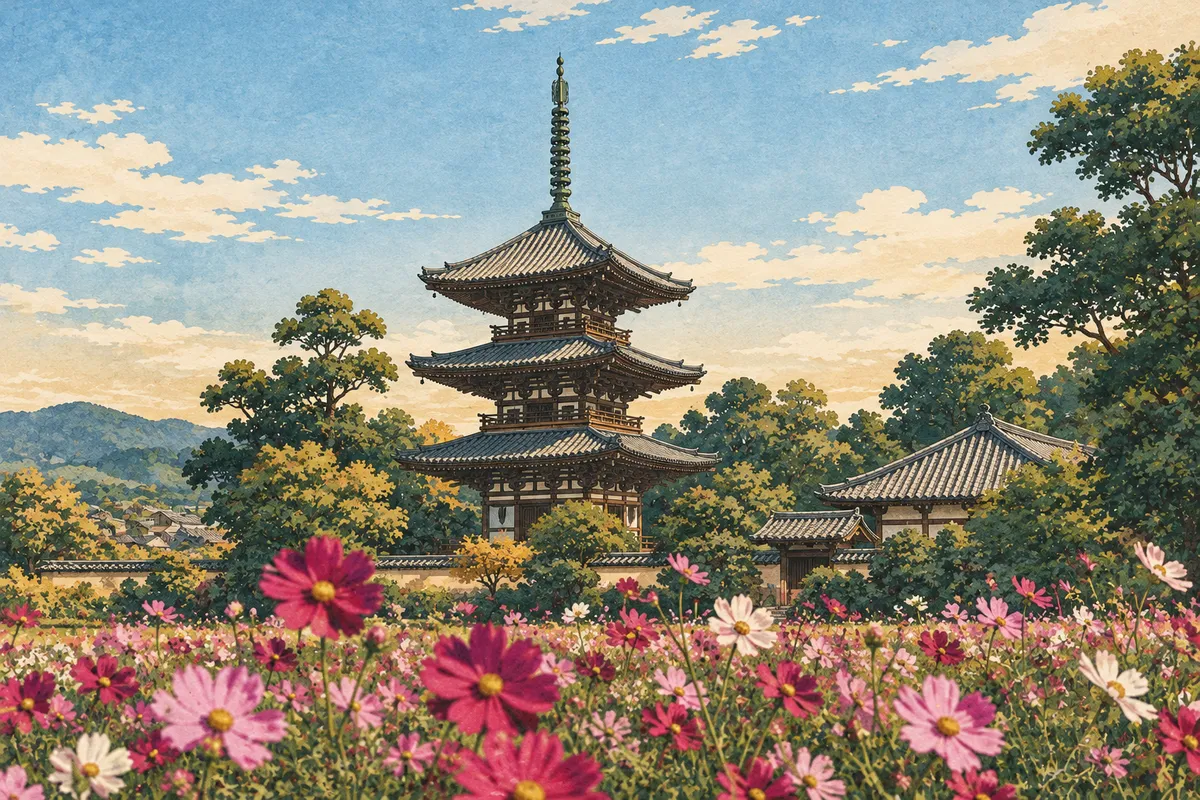 Hokki-ji-Tempel