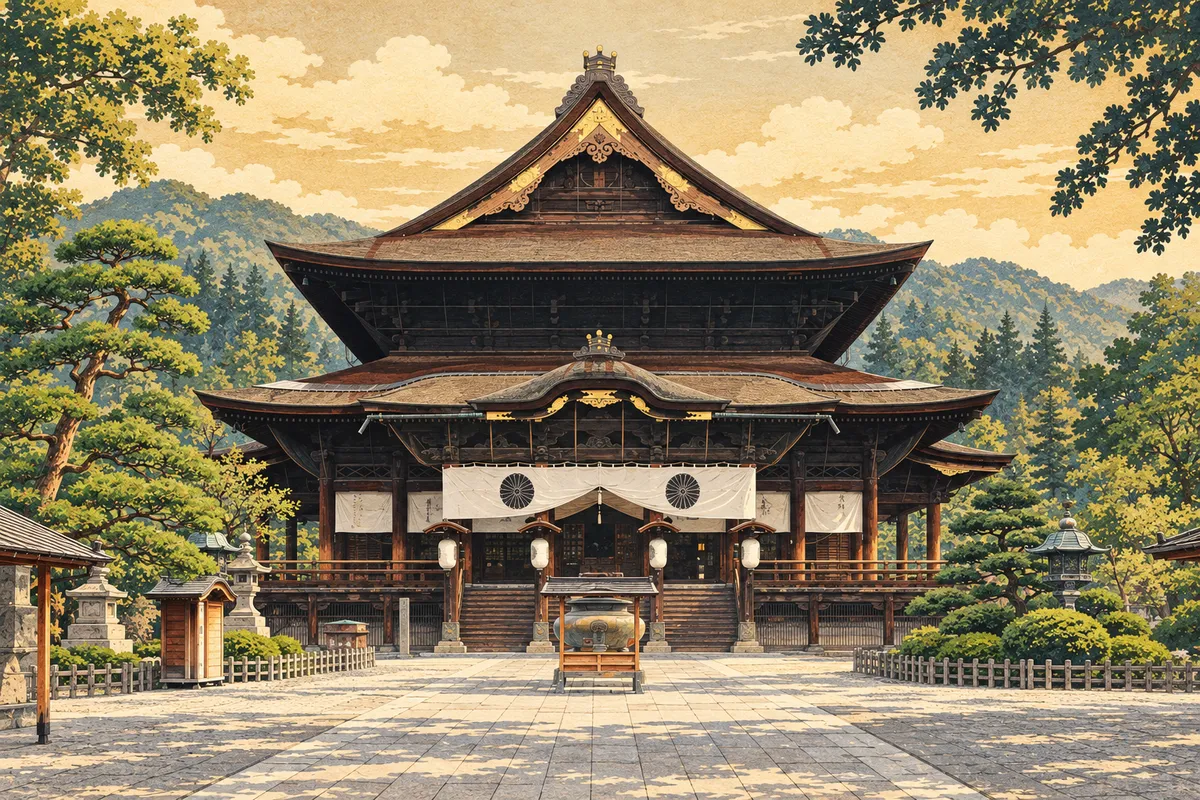 Zenkō-ji 사찰