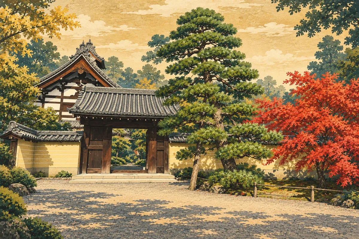 Tōji-in 사찰