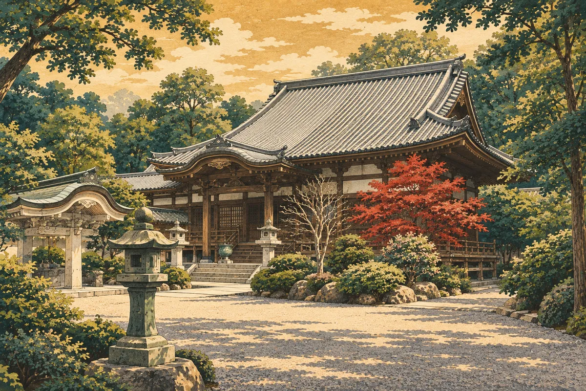 Konsen-ji 사찰