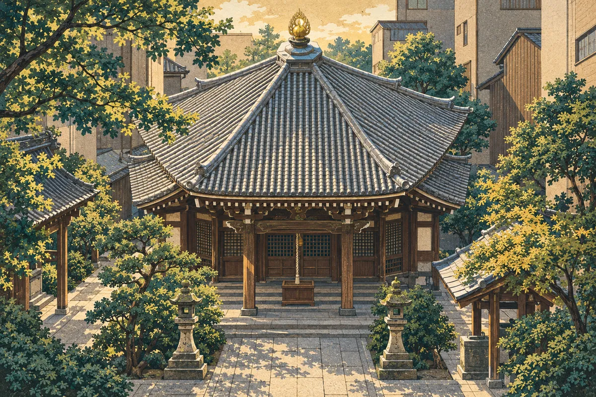 Rokkaku-dō 사찰
