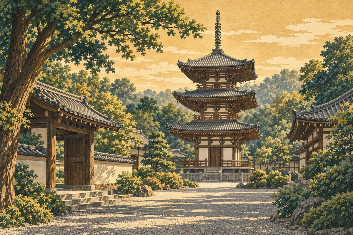 Hōrin-ji 사찰