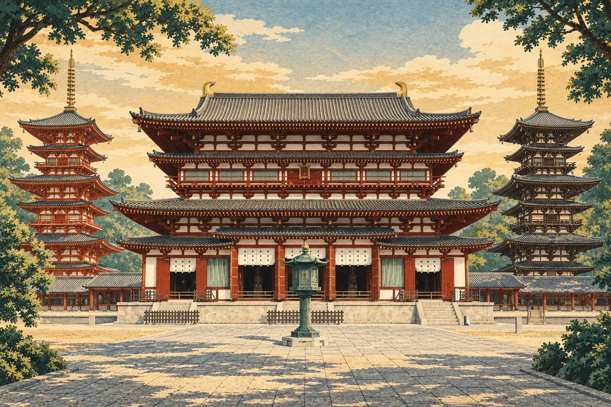 Yakushi-ji 사찰