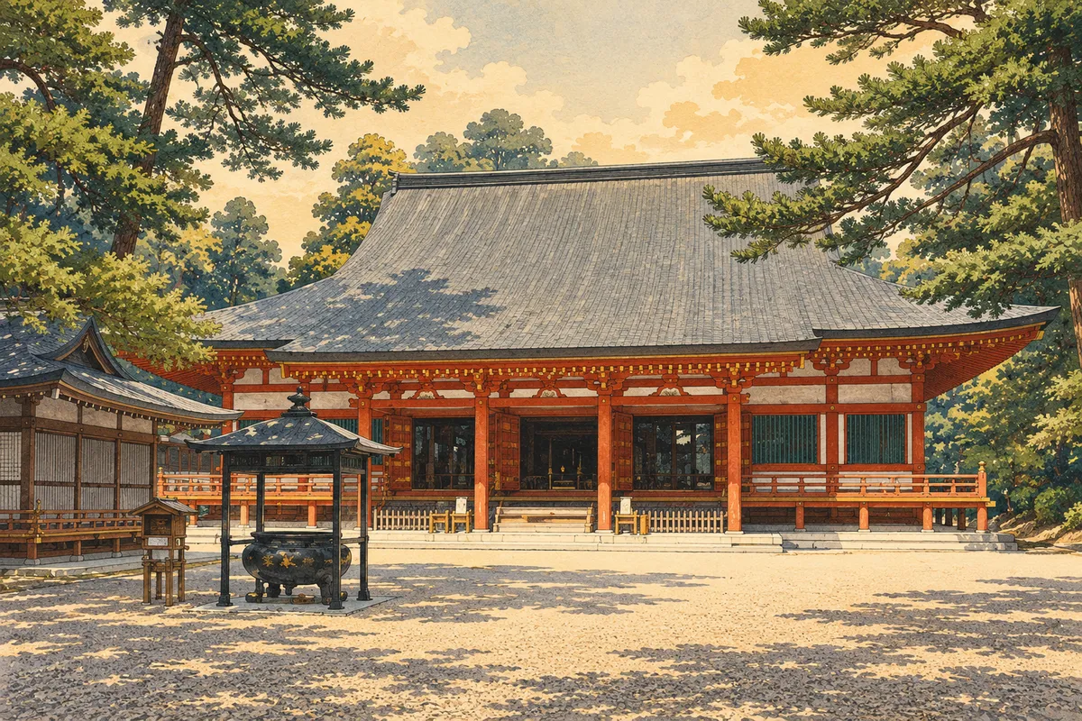 Mōtsū-ji 사찰